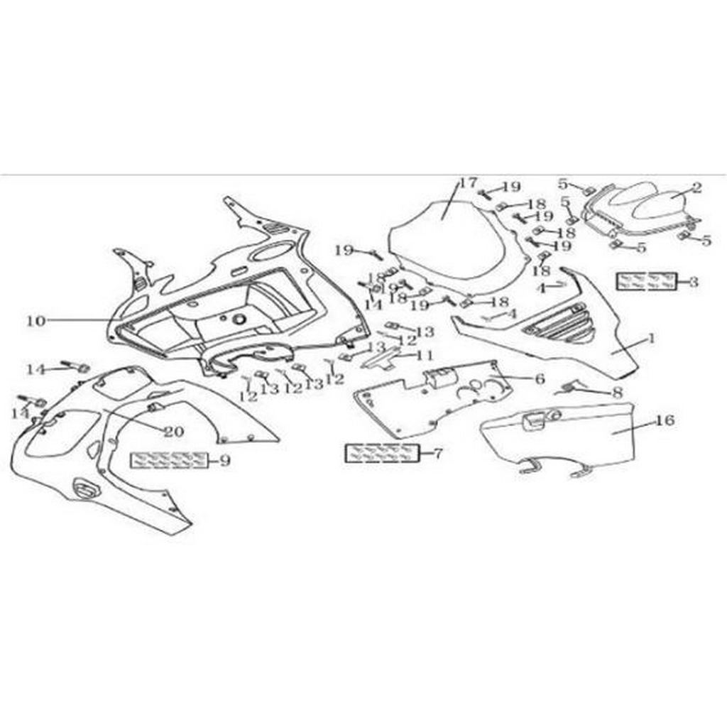ASYA JS (250-ARMD) IC GRENAJ IC KAPAK #250-ARMD F1306